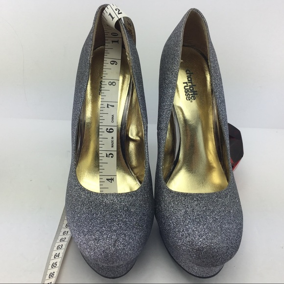 ❤️Charlotte Russe Silver Heels - Picture 6 of 8